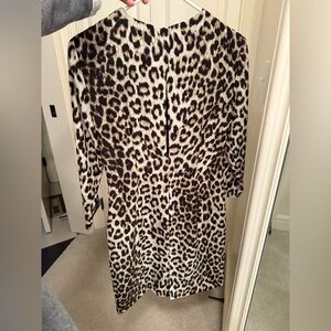 Rag & Bone Animal Print mid dress in Brown and Cream in excellent condition.